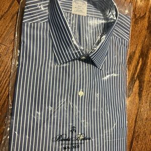 Brooks Brothers Blue Striped Men's Shirt